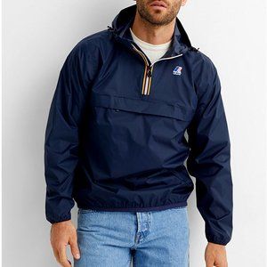 Kway Le Vrai Leon 3.0 Navy Anorak Raincoat